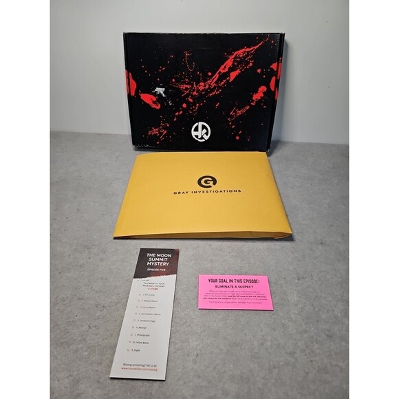 Hunt A Killer The Moon Summit Mystery Episode 5 Mystery Game NEW Sealed Envelope - Picture 1 of 5
